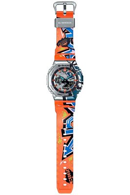Pre-owned Casio G-shock Gm-2100ss-1ajr Street Spirit Limited Men's Watch Resin Band