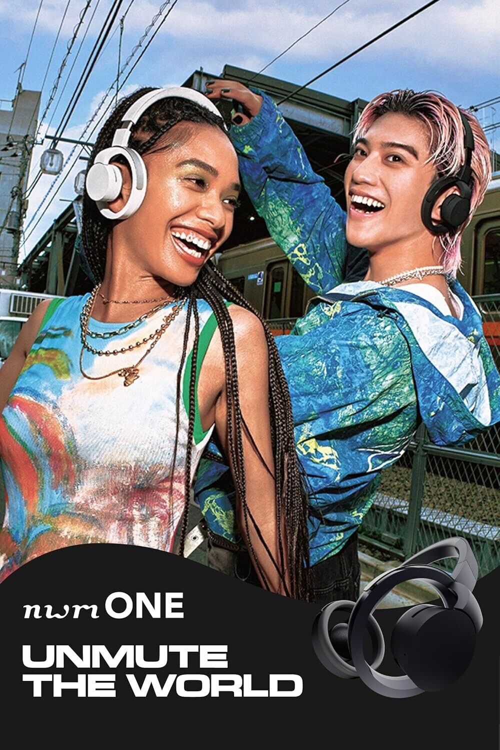 nwm ONE Open-Ear Over-the-Head Ear Speaker Dark Gray MBH001 nwm ONE Open-Ear Over-the-Head Ear Speaker Dark Gray MBH001