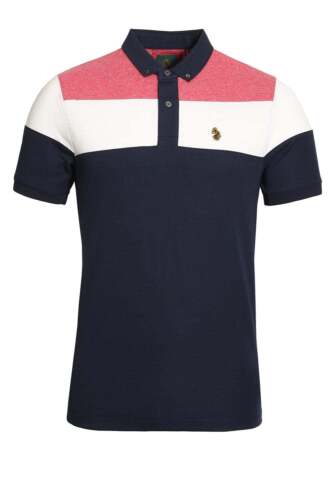 Mens Polo Shirt LUKE SPORT Minter Cotton Pique Polo Shirt Black