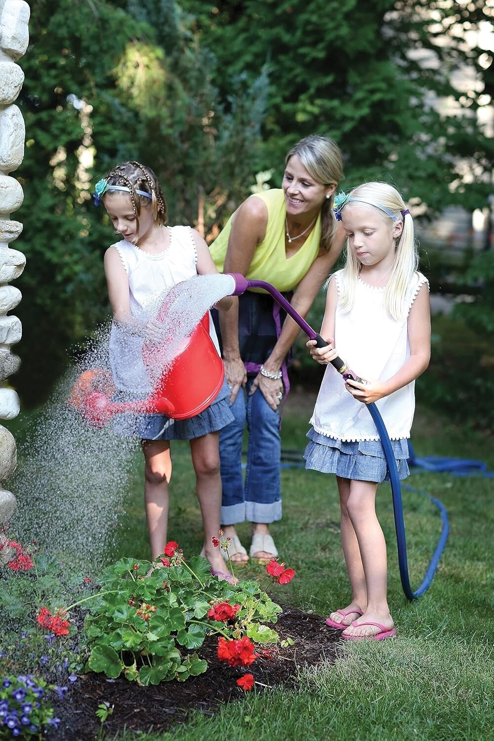 Dramm ColorStorm Premium Rubber Garden Hose - 5/8'' x 50', Durable & Flexible