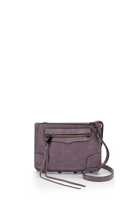 Pre-owned Rebecca Minkoff Deep Lavender Regan Crossbody Bag