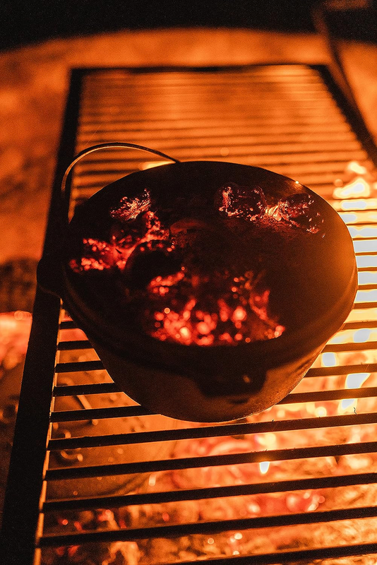 Pre-Season Cast Iron Dutch Oven Flat Bottom