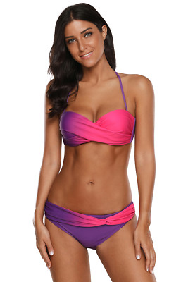 Damen Badeanzug Boxershorts Tankini Bikini Tops Hose Bademode Strandkleidung 42