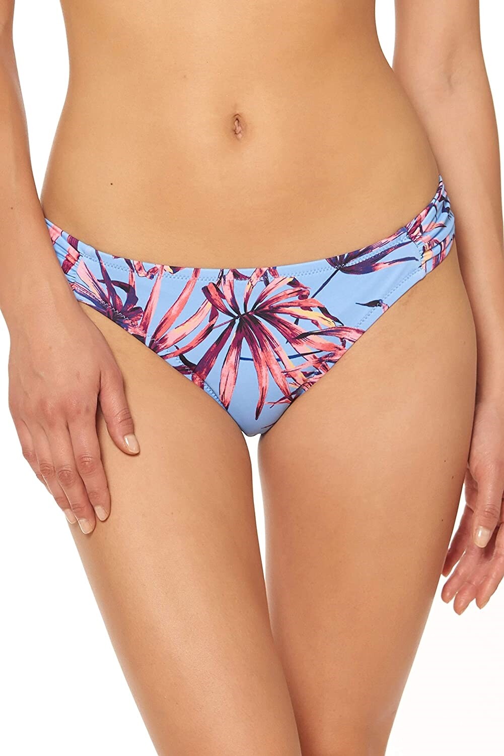 Jessica Simpson 255974 Womens Hipster Mix & Match Palm Print Swimwear Size M