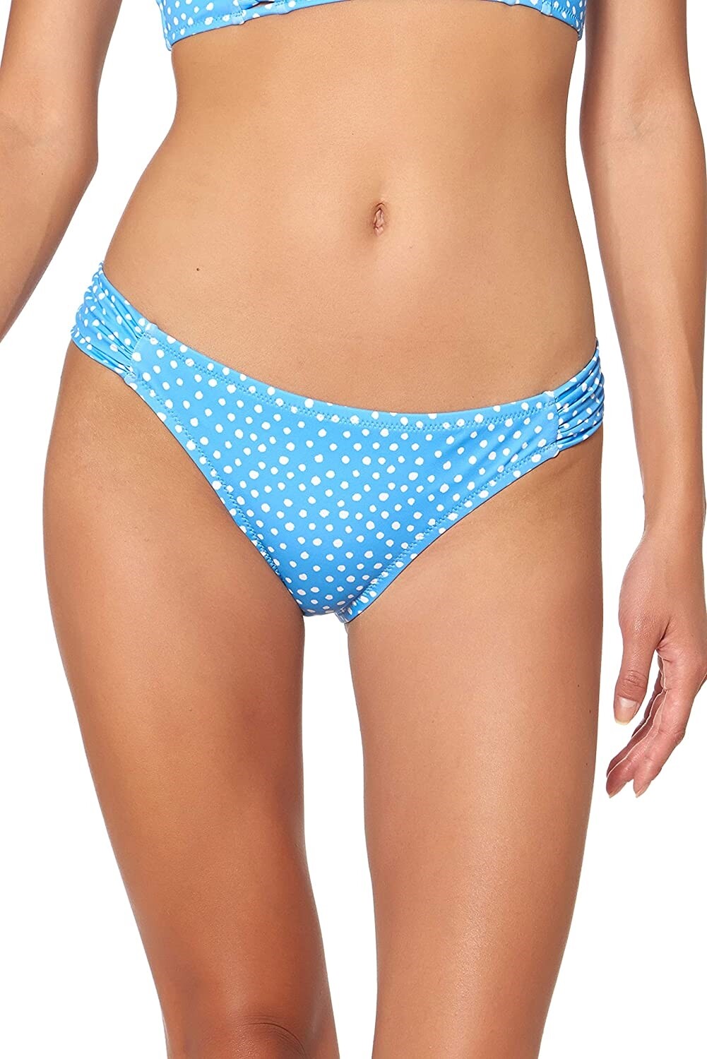Jessica Simpson Womens 248812 Polka Dot Bikini Bottom Swimwear Size L