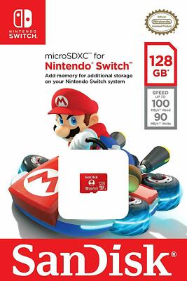 SanDisk 128GB UHS-I MicroSDXC Micro SD XC Memory Card for Nintendo Switch New