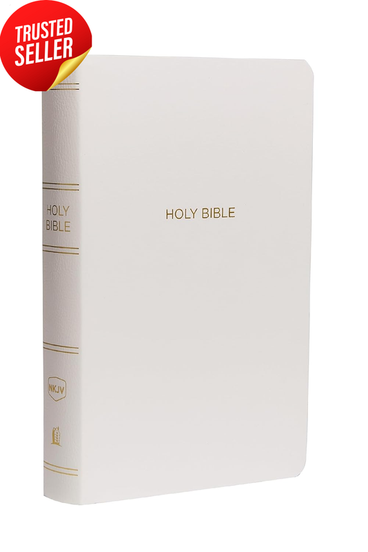 NKJV Bible Red Letter Edition White Gift Award New King James Version