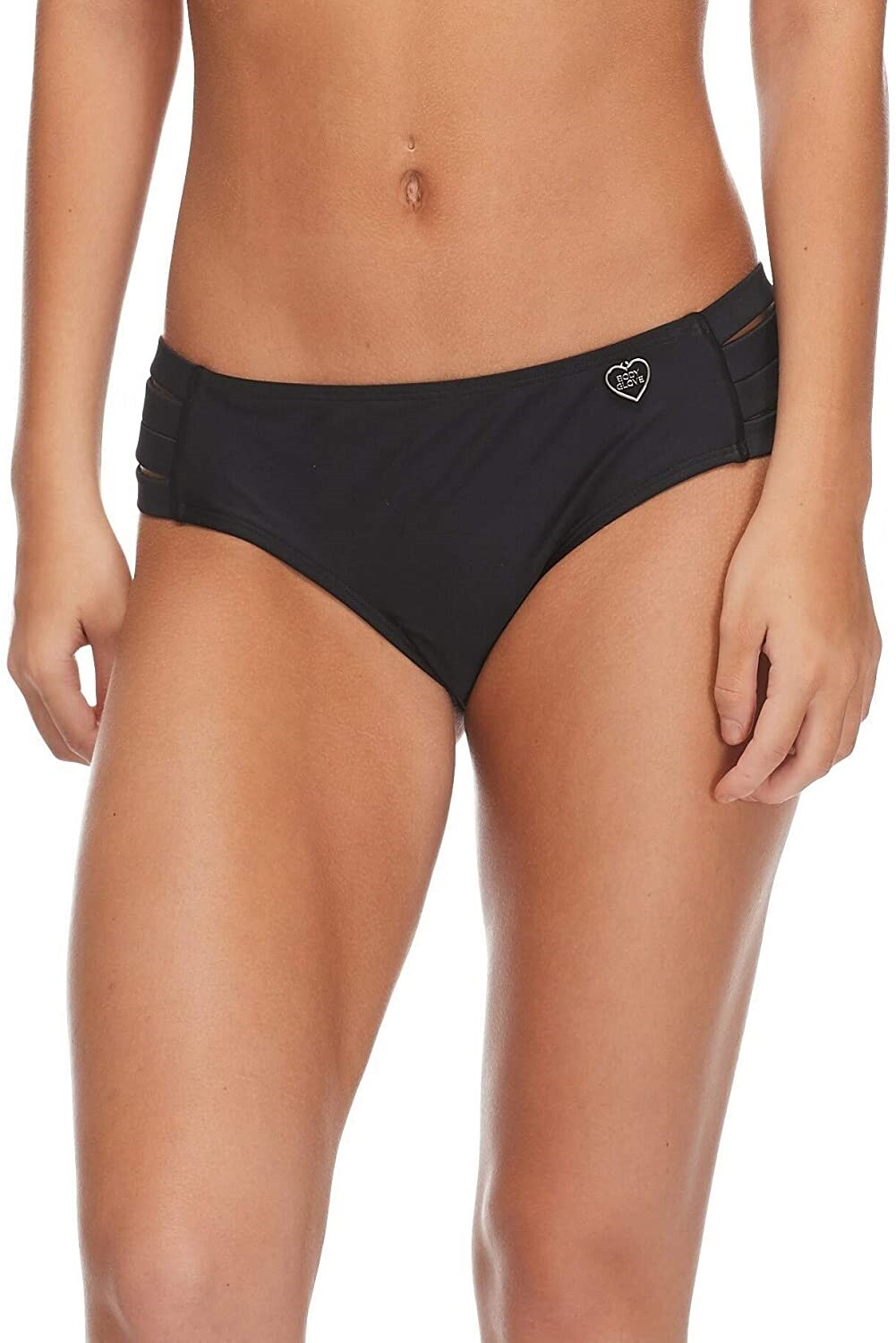 Body Glove Women's 239822 Solid Full Coverage Bikini Bottom Swimwear Size L