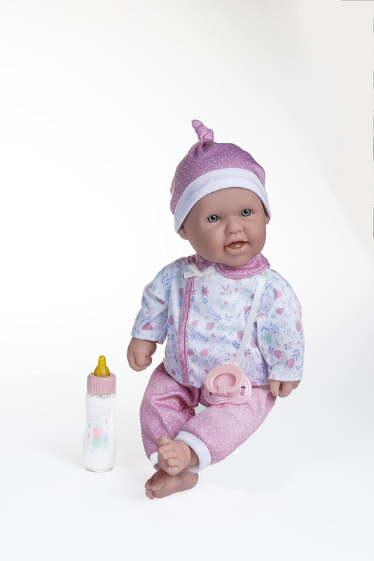 JC Toys La Baby Caucasian 16-Inch Small Soft Body Baby Doll La Baby | Washable |