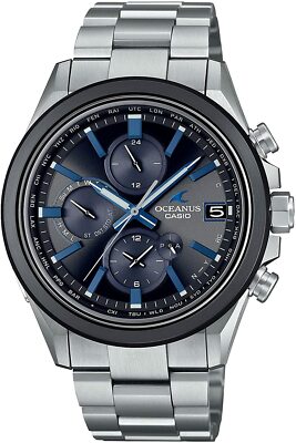 Pre-owned Casio Oceanus Ocw-t4000a-1ajf Solar Radio Men's Watch In Box