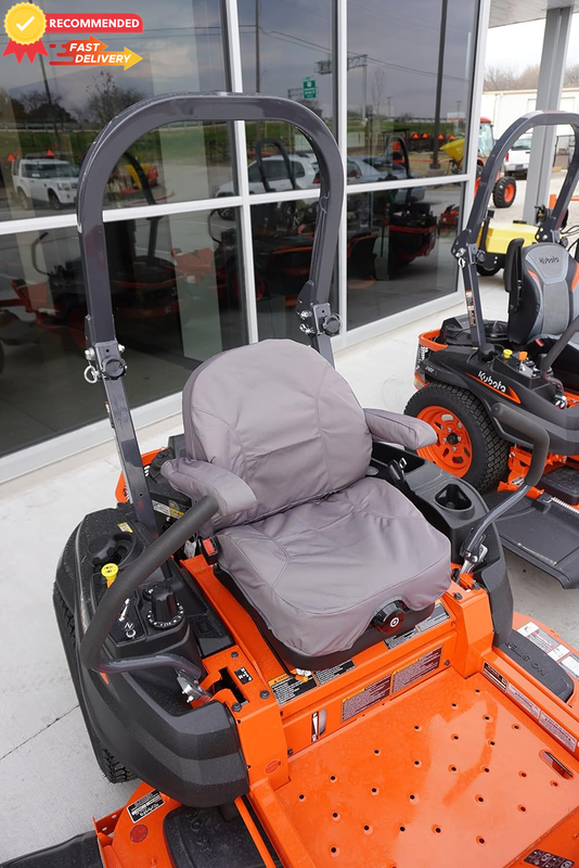 Kubota Z422 Zero Turn Mower Seat Cover 2013+ Gray Waterproof Endura Fabric