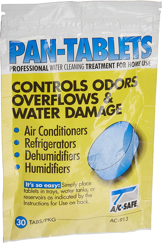 AC Safe Tablets-30 Cleans Scum in Drain Pans and Humidifiers, 30 Count (Pack of