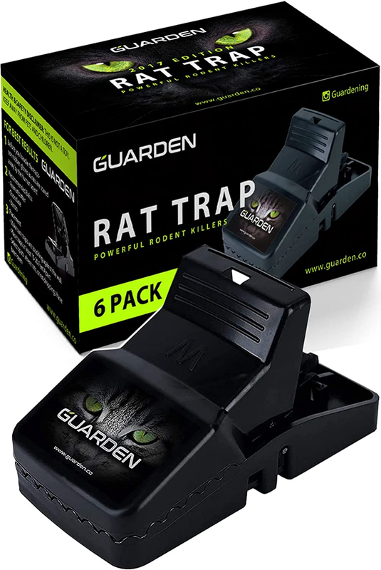That Work (6 Pack) - Large Indoor And Outdoor Rat Traps That Are Easy