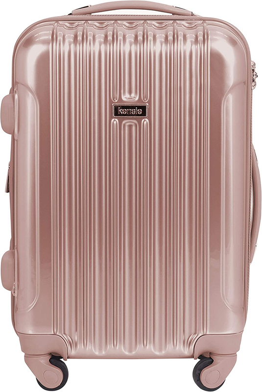Kensie Women'S Alma Hardside Spinner Luggage, Expandable, Ro