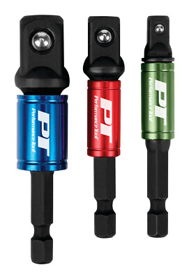 PERFORM TOOL W9035 3Pc 2-1/2' Socket Adapter Set