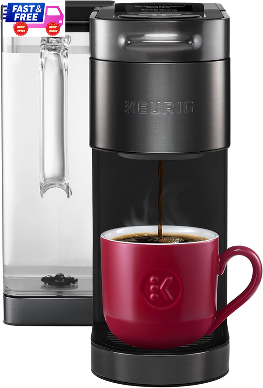 K-Supreme Plus Smart Coffee Maker Single Serve K-Cup Brewer 78oz Black