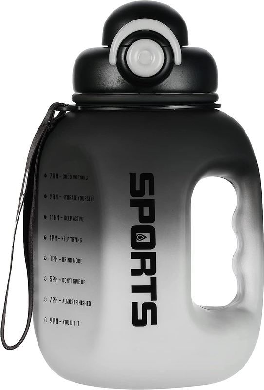 54oz Jug with Handle Half Gallon Water Bottle with Straw Big Water jug BPA Free