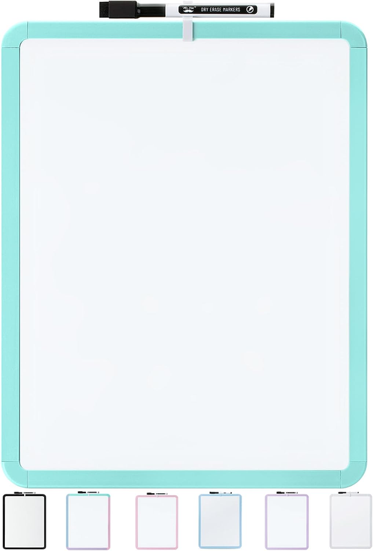 Black Dry Erase Marker, Mint Green Frame, Small White Board Dry Erase, Dr
