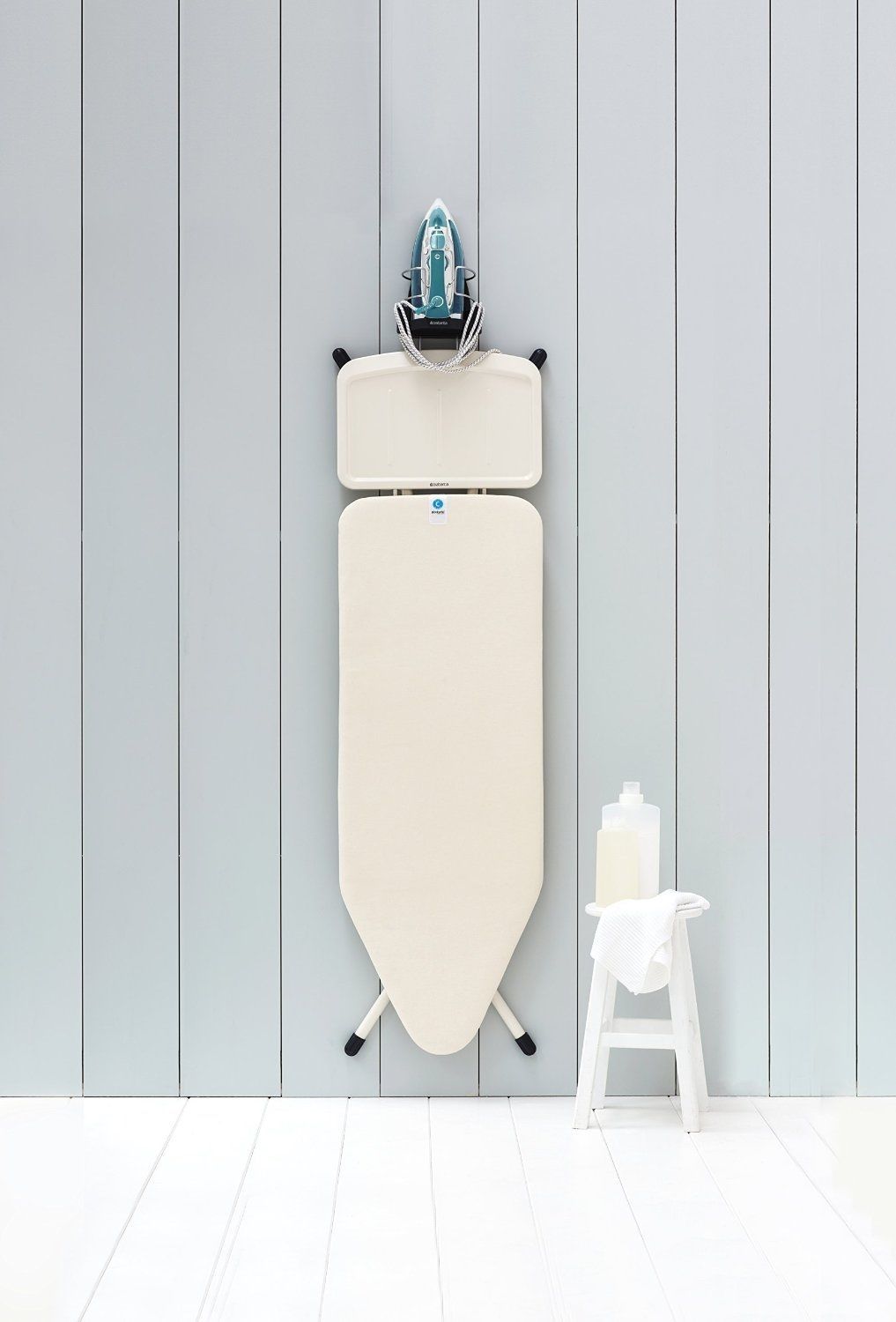 Brabantia Wall Mountable Iron Holder & Ironing Board Hanger Heat