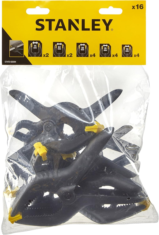 Spring Clamp 16-Pieces Set