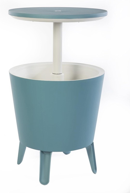 Keter Modern CoolBar Outdoor Patio Furniture Hot Tub Side Table