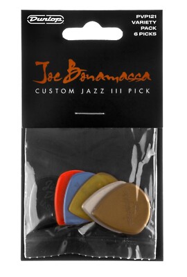 DUNLOP  PVP121 Bonamassa Variety Pick Pack with FREE Shipping
