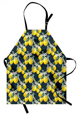 Ambesonne Apron Unisex Kitchen Tool with Adjustable Strap for Cooking