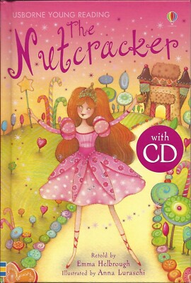 USBORNE Young Reading ''The Nutcracker'' Paperback Book w/CDNEW Factory Sealed