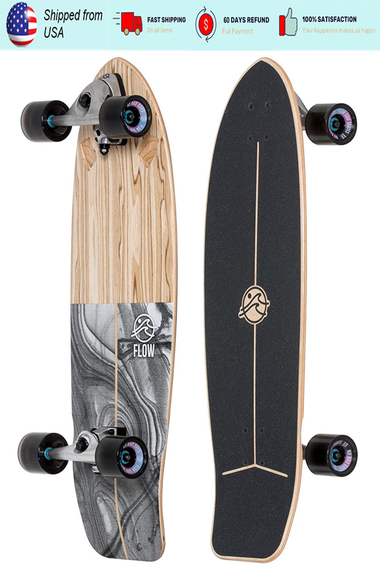 Surf Skateboard with Carving Truck Premium & Durable Quality (Deck Length 33