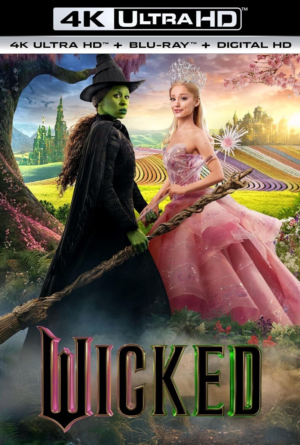 WICKED 4K ULTRA HD + BLU-RAY + DIGITAL NEW! SEALED! WICKED 4K ULTRA HD + BLU-RAY + DIGITAL NEW! SEALED!