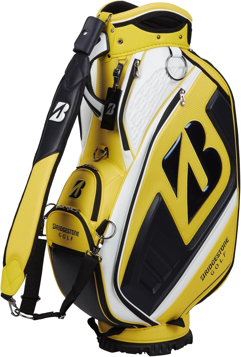 BRIDGESTONE Golf Men's Caddy Bag TOUR REPLICA 9.5 x 47 inch