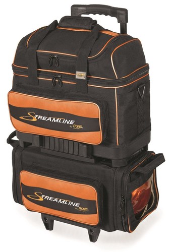 Genesis Sport Modular Triple Roller Orange Bowling Bag | Bowling.Com