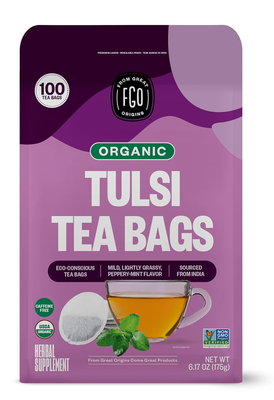 , Eco-conscious Tea Bags, 100 Count, Packaging May V