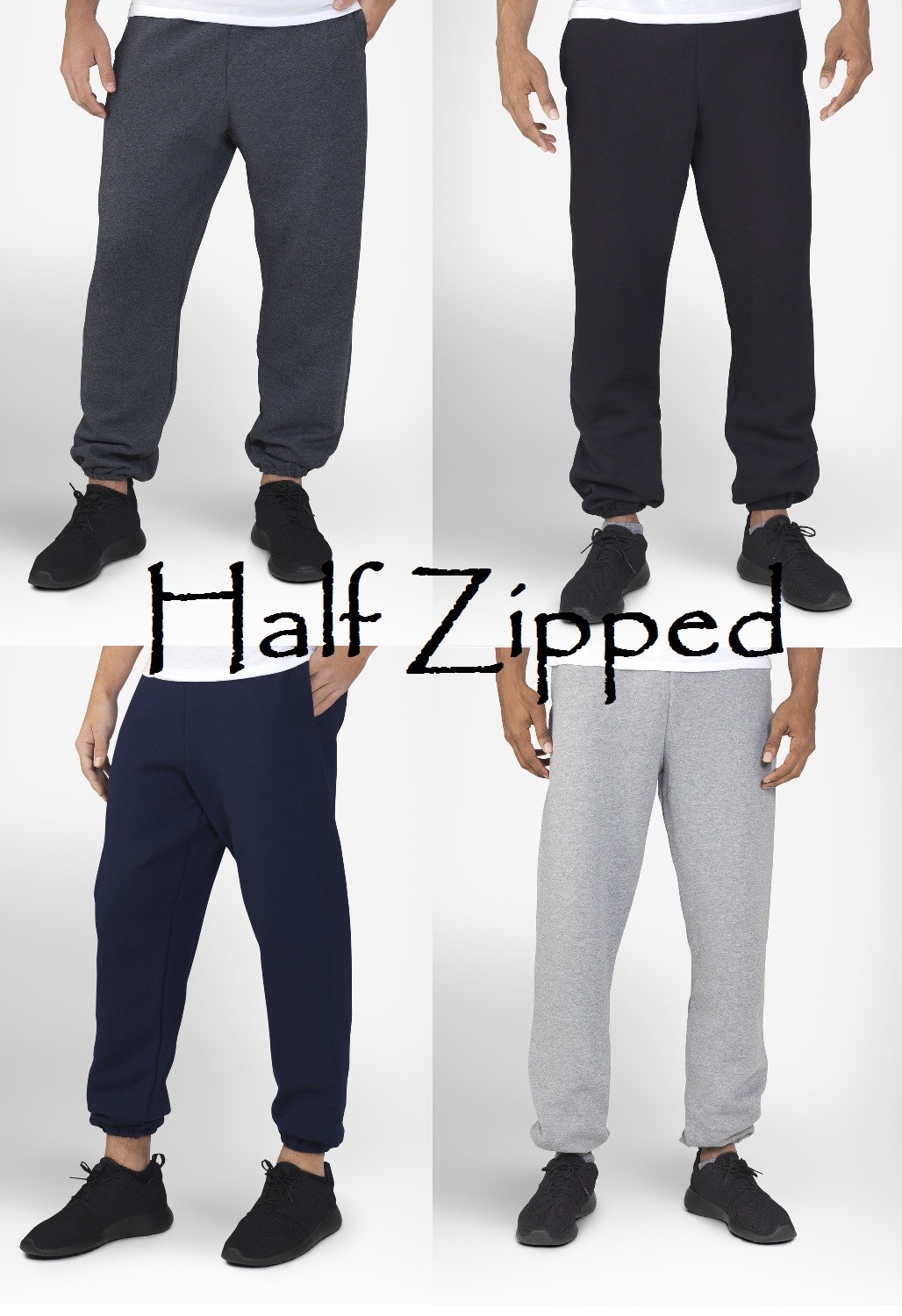 【YOURNUS】Shred Vintage Sweatpants Whitesville Sweatpants Men's Drawstring Waist Sweatpants