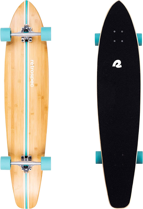 Retrospec Zed Longboard Skateboard Complete Cruiser | Bamboo