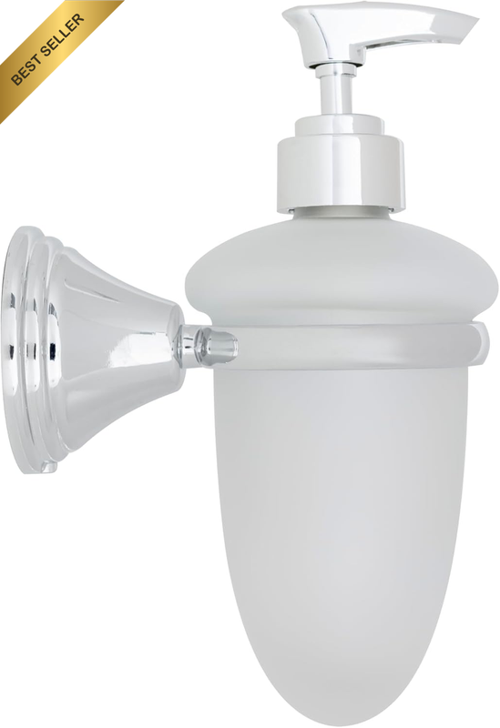 Westminster Wall Mounted Soap Dispenser with Zinc Alloy Construction, Chrome