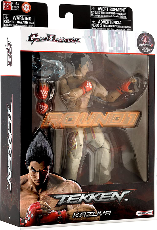 Game Dimensions Tekken Kazuya Mishima Action Figure 22+ Points of Articulation