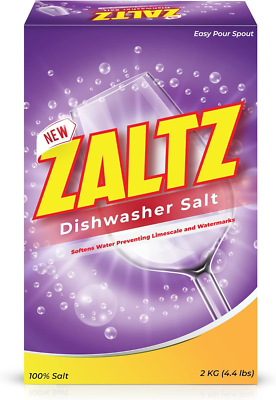 Zaltz Dishwasher Salt - Dishwasher Rinse Aid, Water Softener, Dishwasher Rinse
