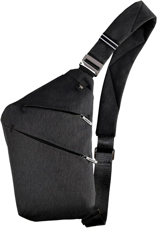 VADOO Sling Bag - Anti-Theft Crossbody Shoulder Bag for Men and Women