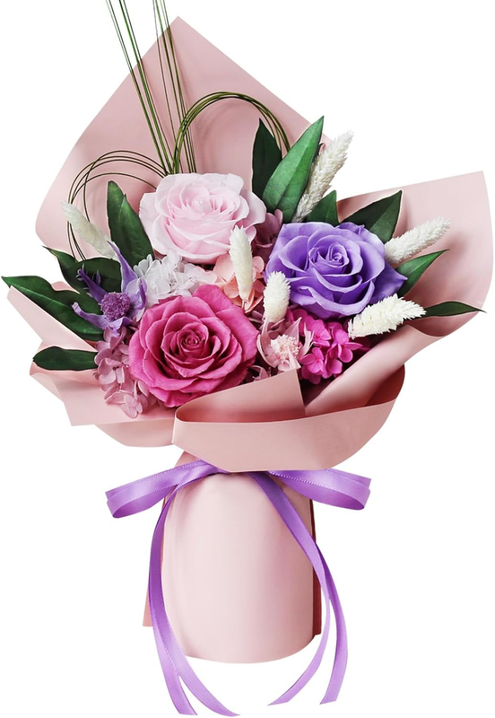 Preserved Flower Bouquet, Flowers for Delivery Prime, Preserved Flowers Annivers