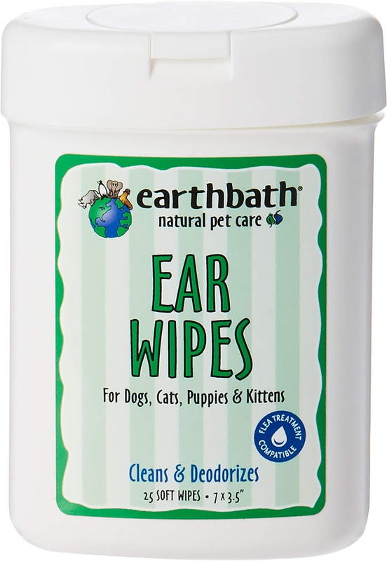 Earthbath, Dog Ear Wipes &ndash; Gentle Dog Ear Cleaner, Best Pe