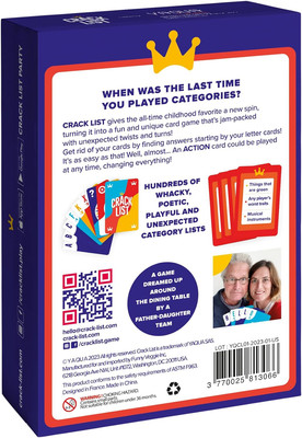 SAVANA Crack List - The Crack-You-Up Categories Card Game | 2+ Players | Game |