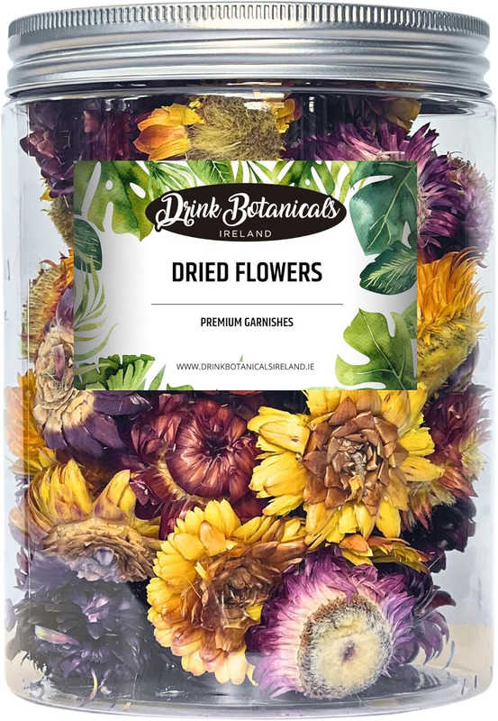 Edible Dried Mixed Flowers | 100% Natural & Edible | 50+ Flowers | Flowers for G