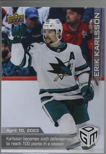 2022-23 Upper Deck Game Dated Moments - Erik Karlsson #80