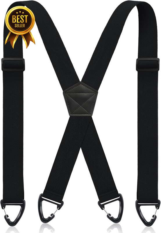 X Back Hidden Suspenders for Men 1.5 Inch