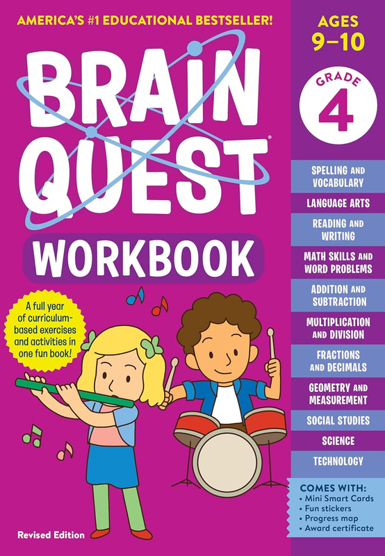 Brain Quest Workbook: 4Th Grade Revised Edition