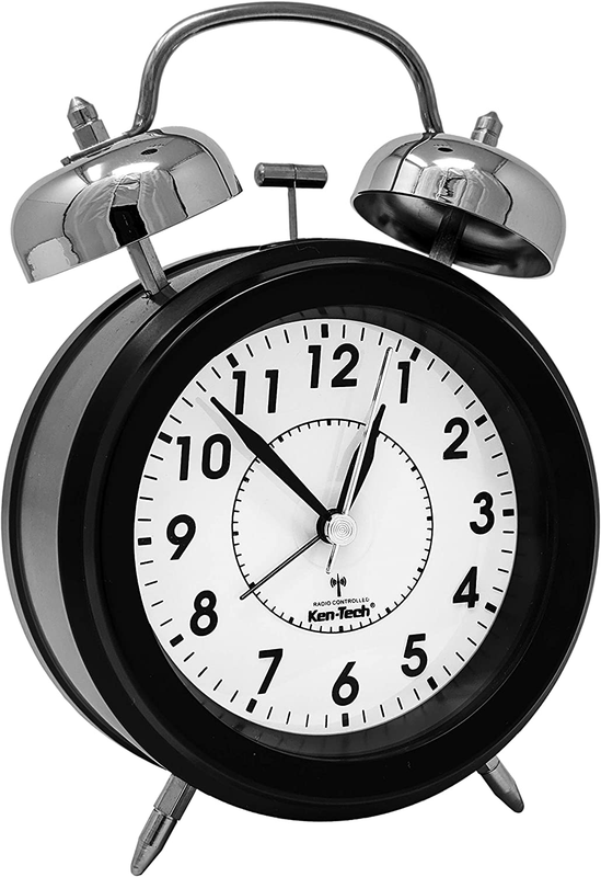 -T-4678 Twin Bell Alarm Clock-Very Loud for Heavy Sleepers a