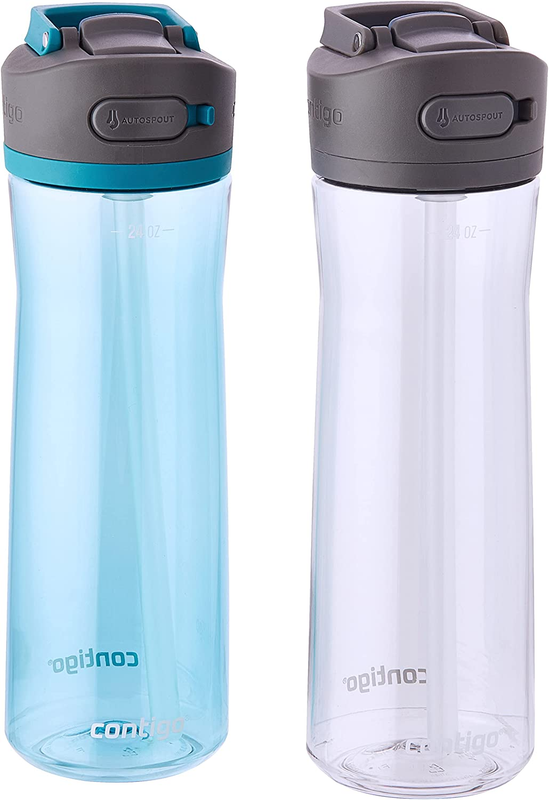 Ashland 2.0 Leak-Proof Water Bottle with Lid Lock and Angled Straw, Dishwasher S