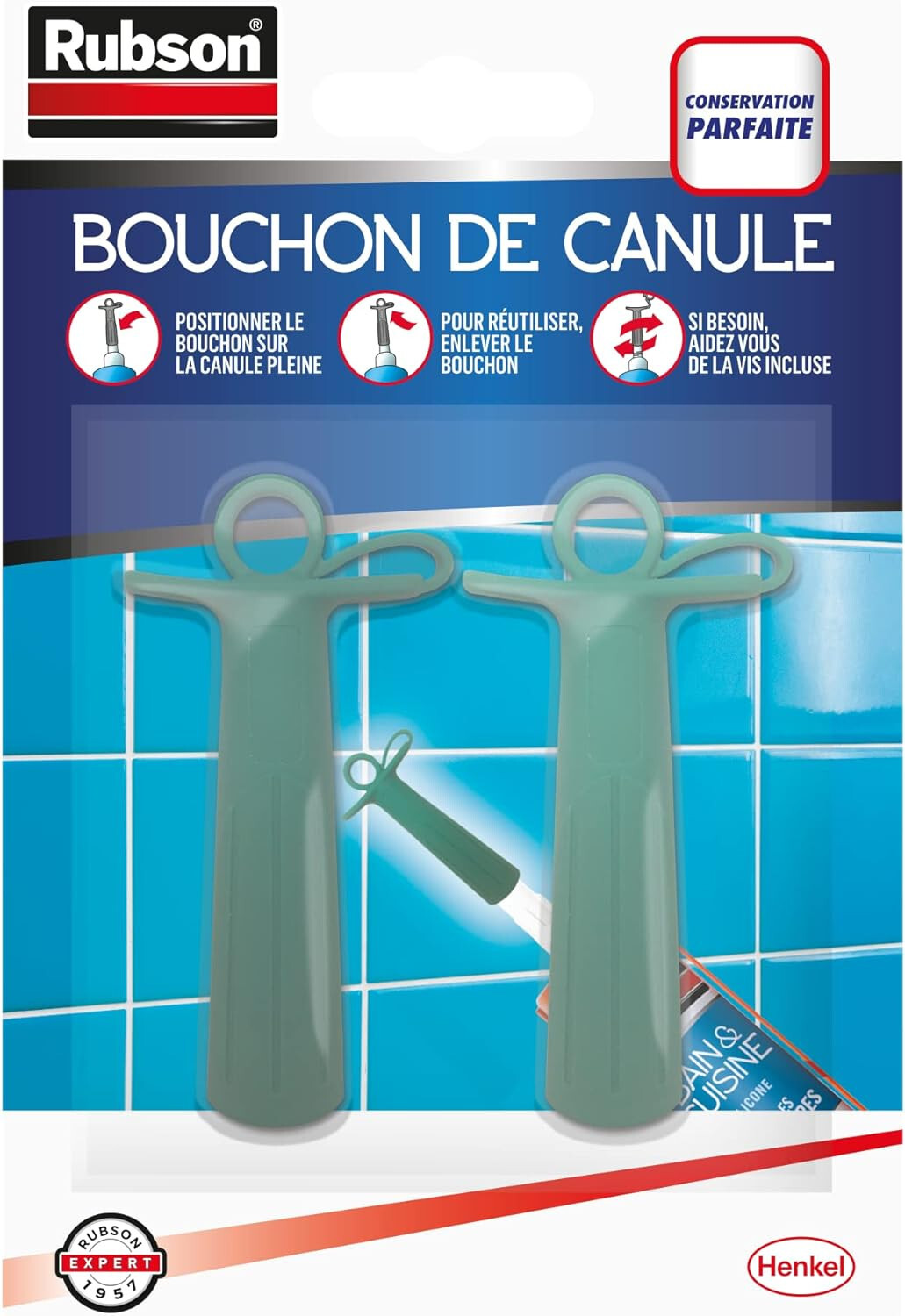 Rubson Tapón de Cánulas, Lote de 2
