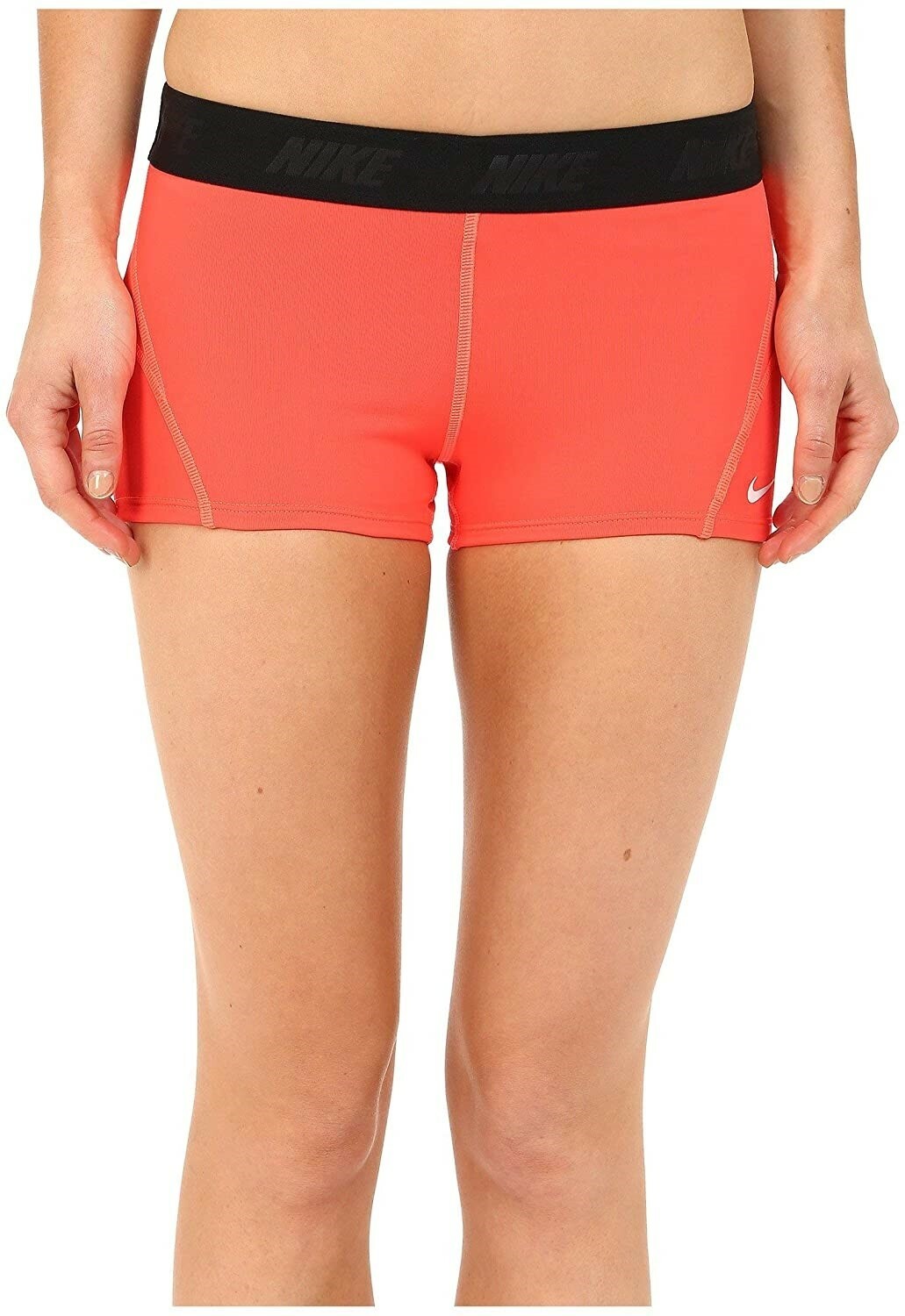 Nike 253294 Womens Solids Kick Short Bright Crimson Bottom Swimwear Size L